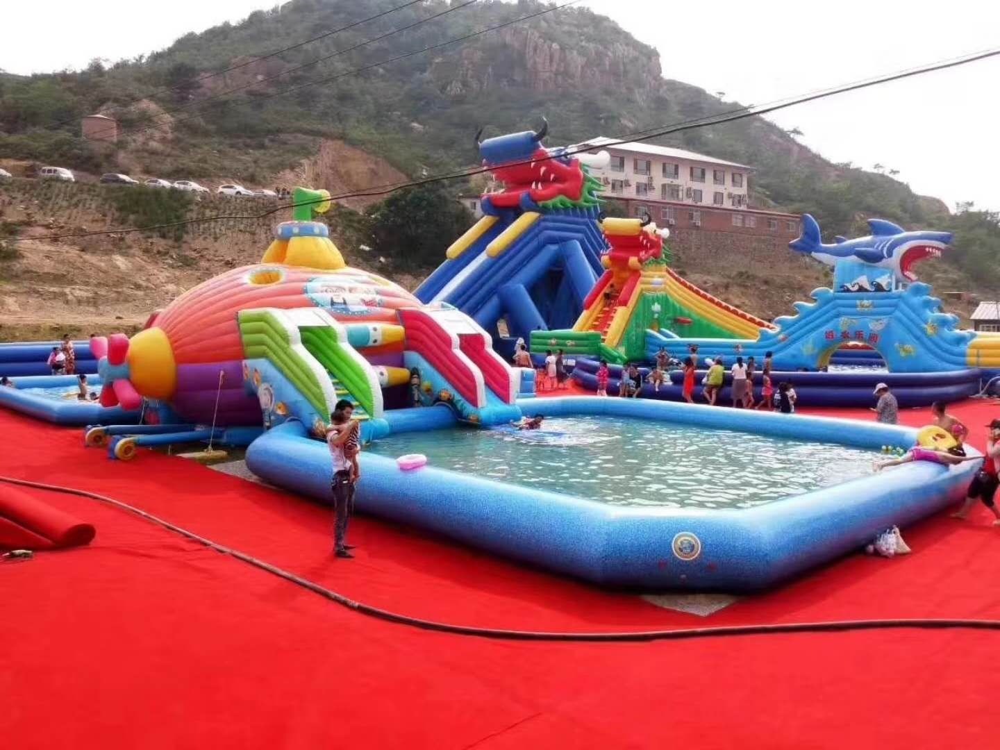 蠡县深海潜艇儿童乐园充气游泳池